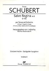 Franz Schubert Notenblätter Salve Regina D106 für Tenor