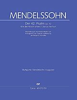Felix Mendelssohn-Bartholdy Notenblätter Wie der Hirsch schreit op.42 Psalm 42