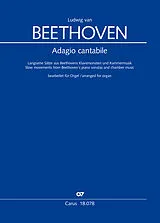 Ludwig van Beethoven Notenblätter Adagio cantabile