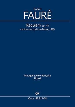 Gabriel Urbain Fauré Notenblätter Requiem op.48