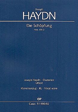 Kartonierter Einband Die Schöpfung (Klavierauszug XL) von Joseph Haydn