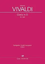 Antonio Vivaldi Notenblätter Gloria in D RV589