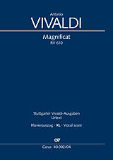 Antonio Vivaldi Notenblätter Magnificat RV610/RV611