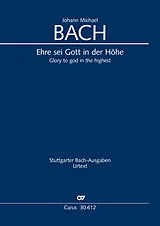 Johann Sebastian Bach Notenblätter Ehre sei Gott in der Höhe