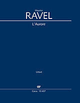 Kartonierter Einband LAurore (Klavierauszug) von Maurice Ravel