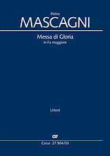 Kartonierter Einband Messa di Gloria (Klavierauszug) von Pietro Mascagni