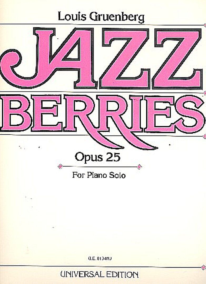 JAZZ BERRIES OP.25 FUER KLAVIER