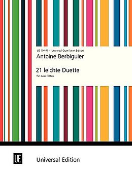 Benoit Tranquille Berbiguier Notenblätter 21 leichte Duette