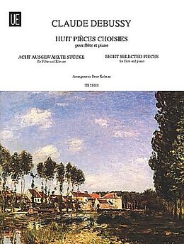 Claude Debussy Notenblätter 8 ausgewählte Stücke