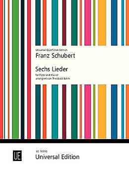 Franz Schubert Notenblätter 6 Lieder