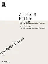 Johann Melchior Molter Notenblätter 3 Concerti