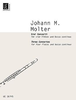 Johann Melchior Molter Notenblätter 3 Concerti