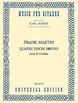 Frank Martin Notenblätter 4 pieces breves
