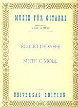 Robert de Visée Notenblätter Suite c-Moll