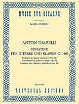 Anton Diabelli Notenblätter Sonatine für Gitarre