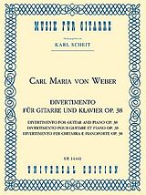 Carl Maria von Weber Notenblätter Divertimento für Gitarre und