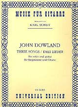 John Dowland Notenblätter 3 Songs