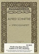 Alfred Schnittke Notenblätter Streichquartett Nr.4