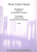 Hans Ulrich Staeps Notenblätter Herbstlied