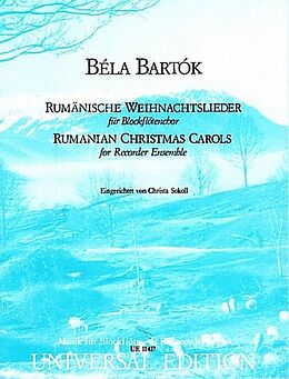 Béla Bartók Notenblätter Rumänische Weihnachtslieder