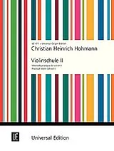 Christian Heinrich Hohmann Notenblätter Violinschule Band 2
