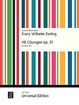 Franz Wilhelm Ferling Notenblätter 48 Übungen op.31 für Oboe