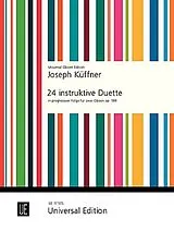 Joseph Küffner Notenblätter 24 instruktive Duette op.199