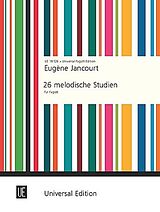 Louis-Marie-Eugène Jancourt Notenblätter 26 melodische Studien für