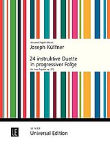 Joseph Küffner Notenblätter 24 instruktive Duette in progressiver Folge op.212
