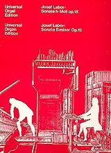 Josef Labor Notenblätter Sonate h-Moll op.15