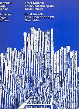 Ernst Krenek Notenblätter Little concerto op.88 für Klavier (Cembalo)