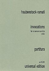Roman Haubenstock-Ramati Notenblätter Invocations