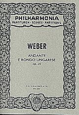 Carl Maria von Weber Notenblätter Andante e rondo ungarese op.35