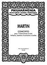 Frank Martin Notenblätter Concerto pour 7 instruments à vent