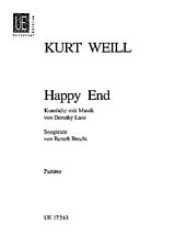 Kurt Weill Notenblätter Happy End Komödie mit Musik