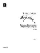 Leos Janácek Notenblätter Kinderreime