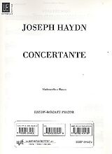 Franz Joseph Haydn Notenblätter Sinfonia concertante Hob.I-105 für