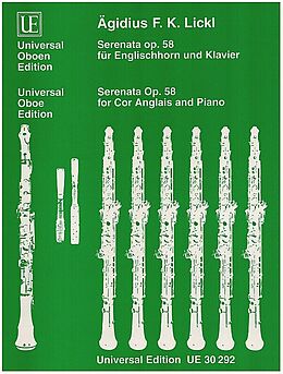 Ägidius F.K. Lickl Notenblätter Serenata op.58 für Englischhorn