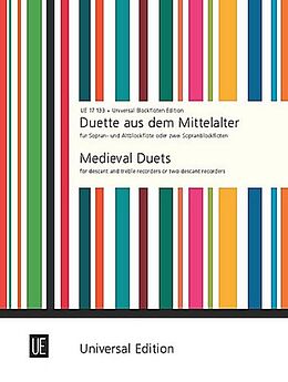  Notenblätter Medieval duets