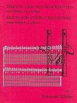 Johann Sebastian Bach Notenblätter Duette aus Werken von J. S. Bach