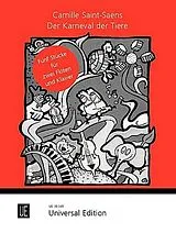 Camille Saint-Saens Notenblätter Der Karneval der Tiere für