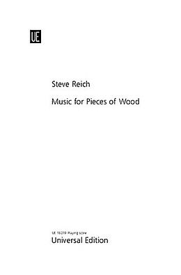 Steve Reich Notenblätter Music for pieces of wood for