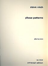 Steve Reich Notenblätter Phase patterns for four