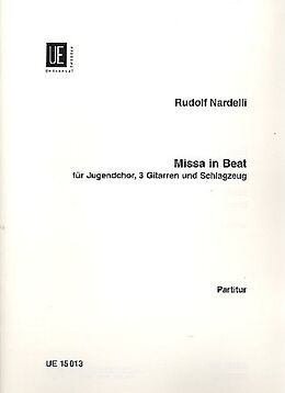 Rudolf Nardelli Notenblätter Missa in Beat für Jugendchor