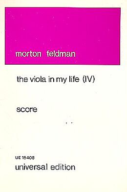 Morton Feldman Notenblätter The viola in my life IV