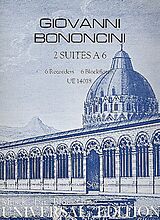 Giovanni Maria Bononcini Notenblätter 2 Suiten à 6 aus op.5 für
