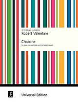 Robert (Roberto Valentino) Valentine Notenblätter Chaconne