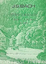 Johann Sebastian Bach Notenblätter 7 Chorales for 4 recorders (SSAA)