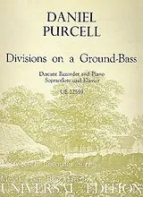 Henry Purcell Notenblätter Divisions on a ground Bass for