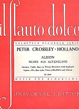 Peter Crossley-Holland Notenblätter Albion Bilder aus Alt-England für Sopran-, Alt